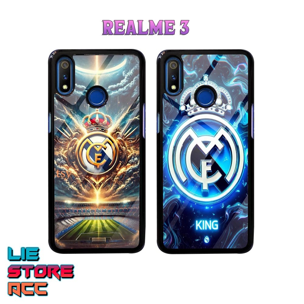 Case Realme 3 Case Hp Realme 3 Premium Glossy liestore_acc Casing [ Club Real Madrid C.F. ] Casing H