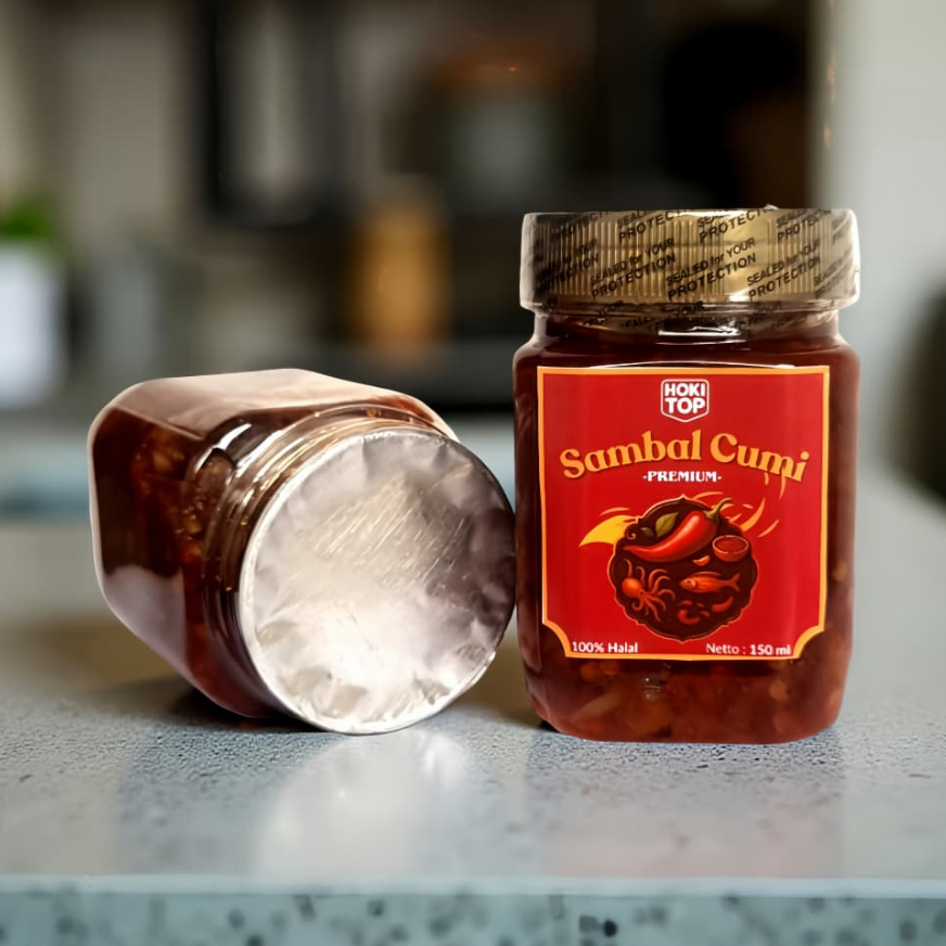 

Sambal sambel Cumi/baby cumi/Lauk Pedas Asin HOKI TOP Termurah