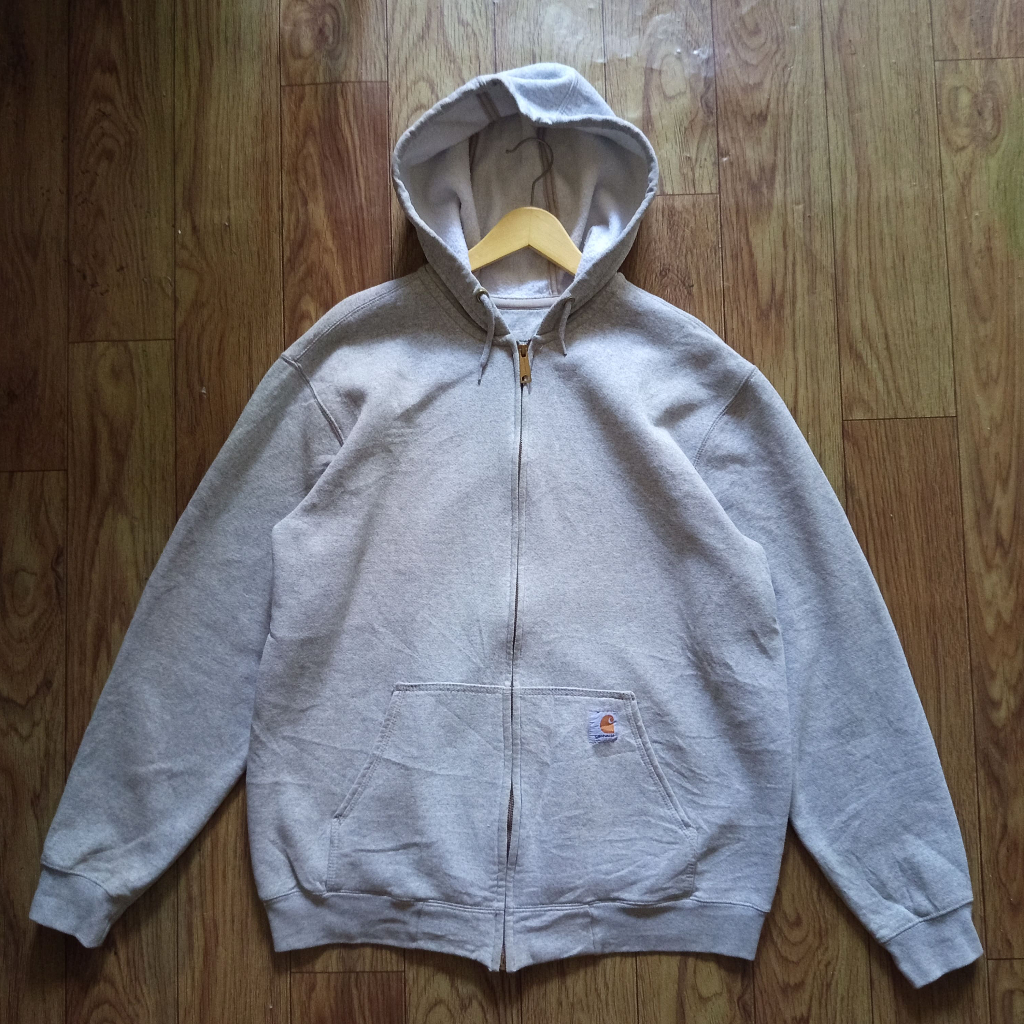 CARHARTT HOODIE ZIPPER GREY