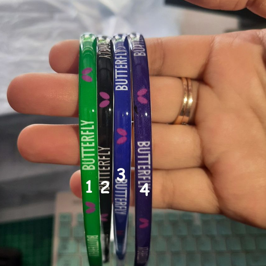 Side Tape List Bet Pingpong Lokal Baterply Resin Timbul / List Bet Pingpong Timbul