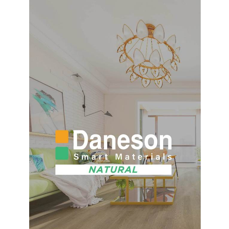Daneson Natural SPC 6,5mm by Marvel - Lantai SPC premium dengan serat menyerupai kayu asli