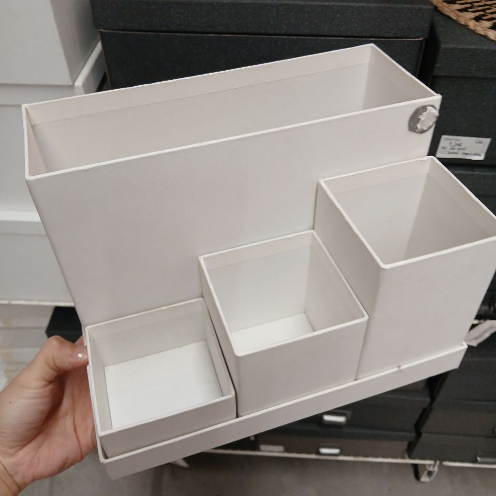 Kotak organizer alat tulis meja kantor bs dilepas desk organizer