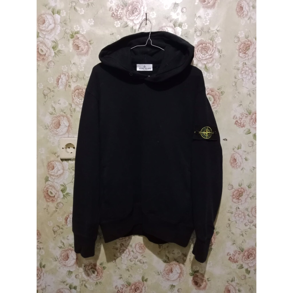 hoodie stone island junior second black 14