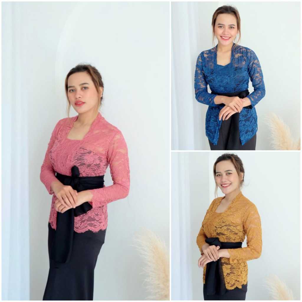 Atasan kebaya brukat / Kebaya bali wanita / Kebaya Modern /Kebaya Brukat Bali / Kebaya Bali Kutu Bar