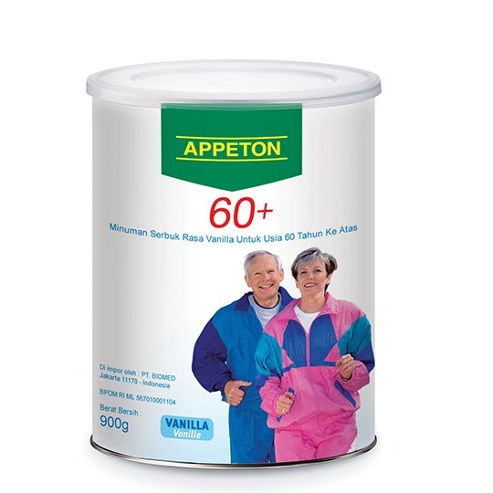 APPETON 60+ RASA VANILLA 900 GRAM
