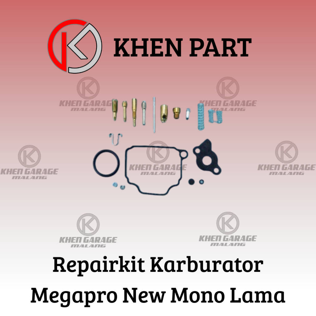 KHEN852 Repairkit Karburator Megapro New Mono Lama - Kabulator Kalburator Carburator Repair Kit Park