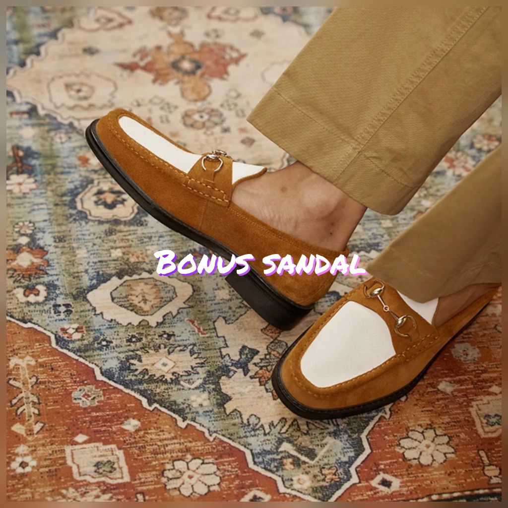 Sepatu Pria Sepatu Loafers Kuliah JH1909  Impor Sepatu Cowok Formal Kerja Gaya Classic Formal