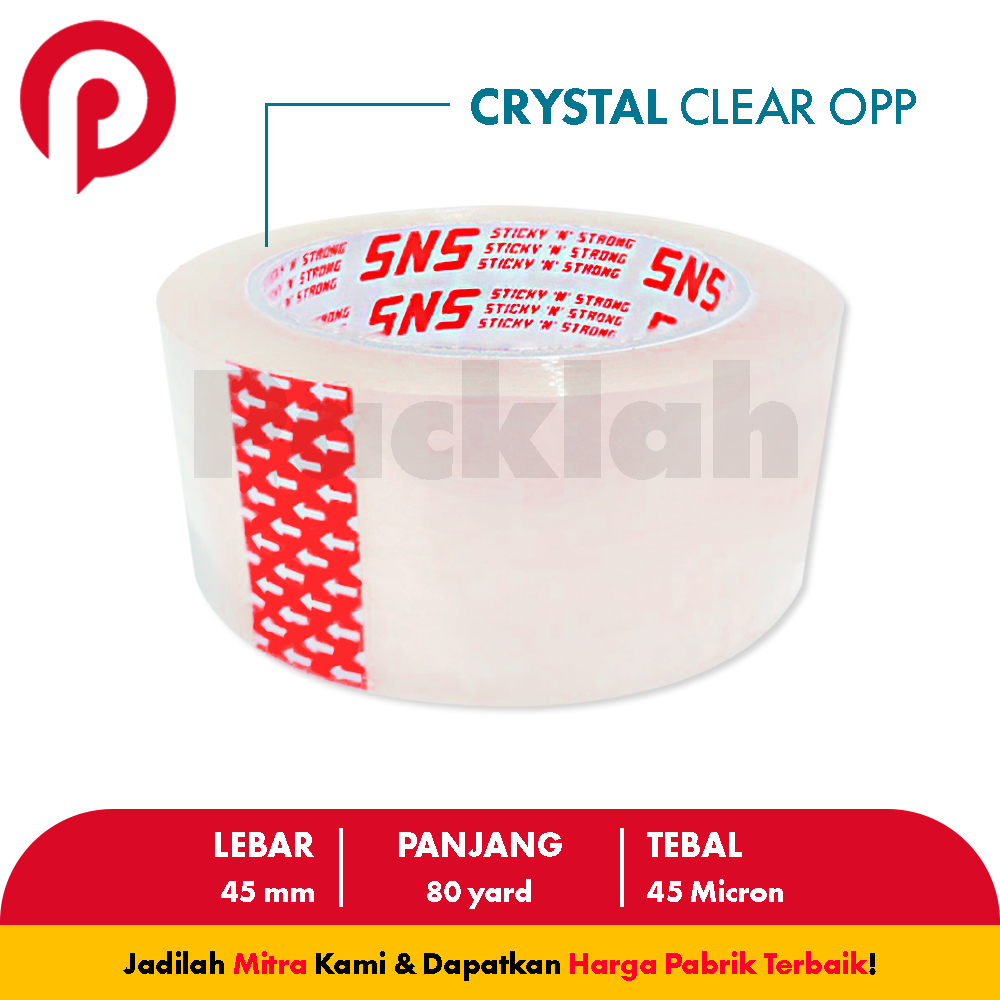 

LAKBAN BENING COKLAT 80 YARD SNS STICKY N STRONG KUALITAS DAIMARU (PackLah)