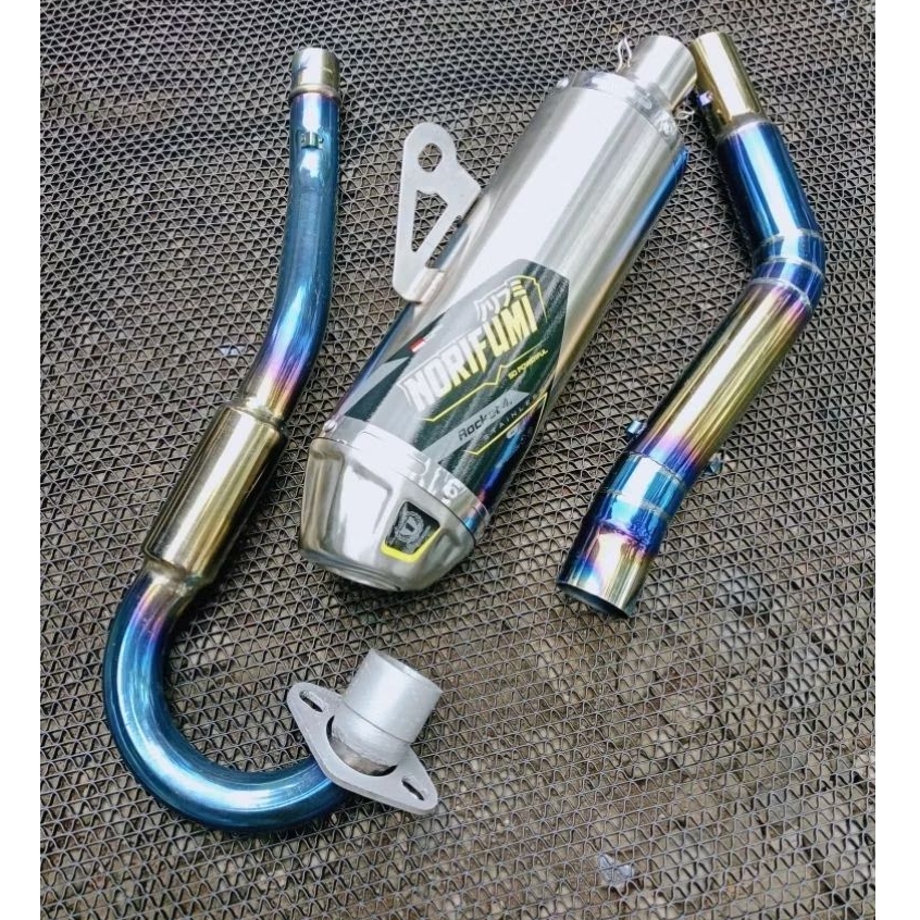 Open Spec canister Norifumi 1set elbow exhaust for motorcycle Klx 150 Crf 150 KSR110/125 pro Msx 110