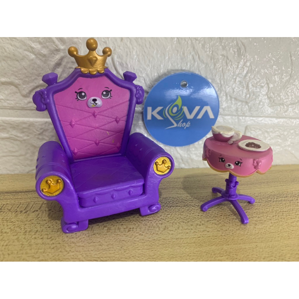 shopkins moose miniatur perabotan shopkins palace second meja kursi shopkins moose royal trends prel