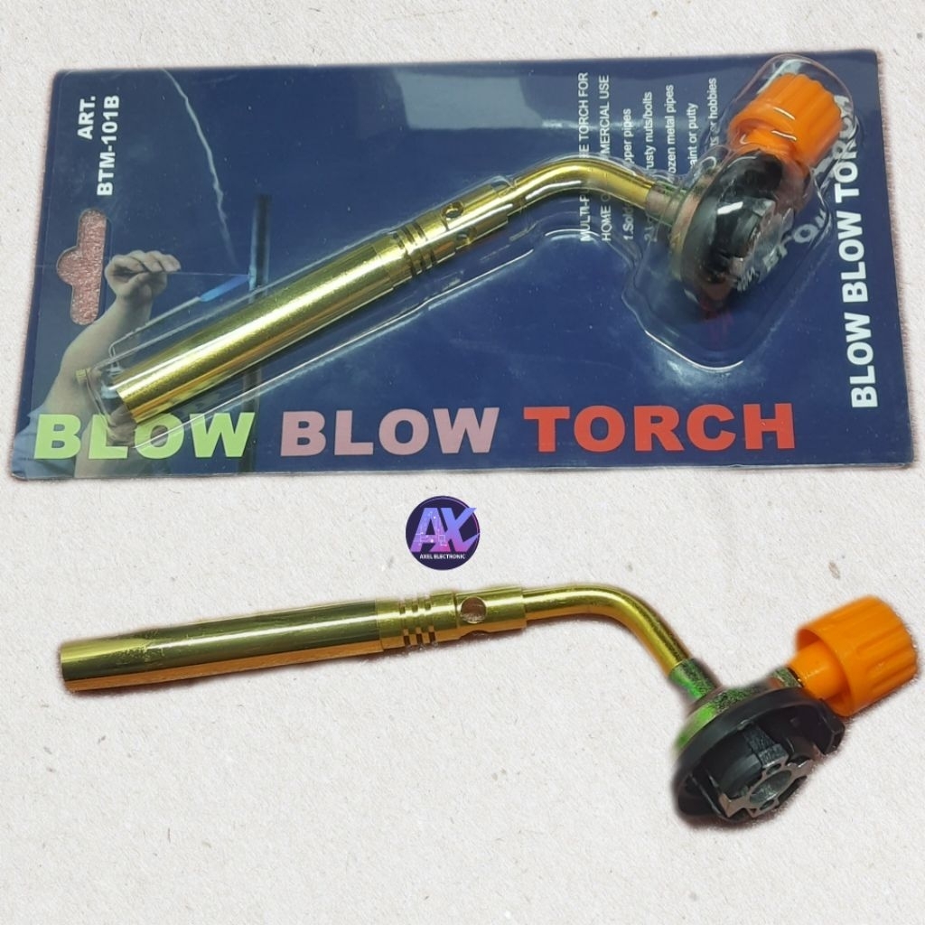 torch gas portable kepala gas las manual bakar tembaga Kuningan flame gun gas