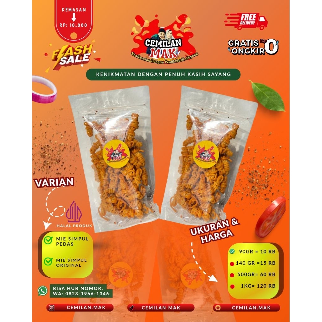 

MIE SIMPUL 90 Gr