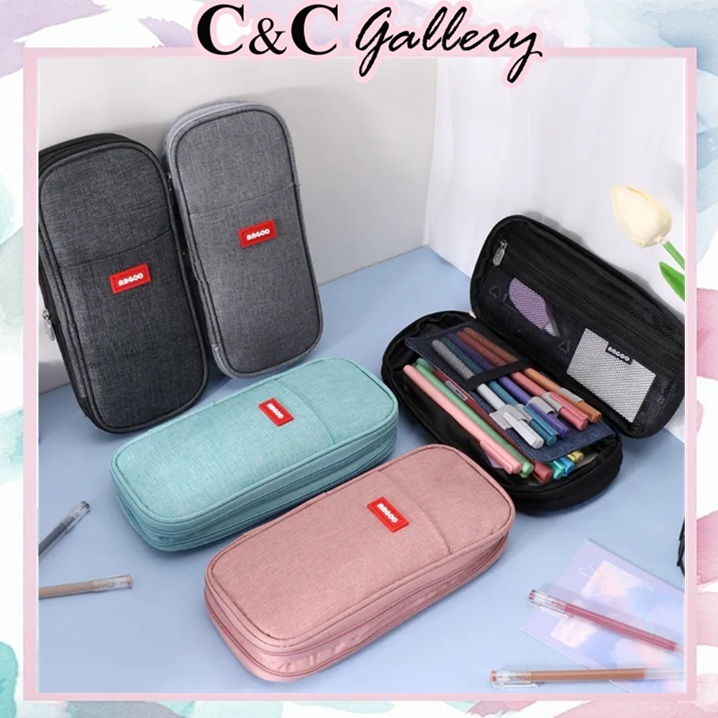 

TEMPAT PENSIL KOREA MULTI SEKAT KAPASITAS BESAR EXPANDABLE ANGOO KANVAS / KOTAK PENSIL PENSIL CASE BIG CAPACITY ANGOO KANVAS