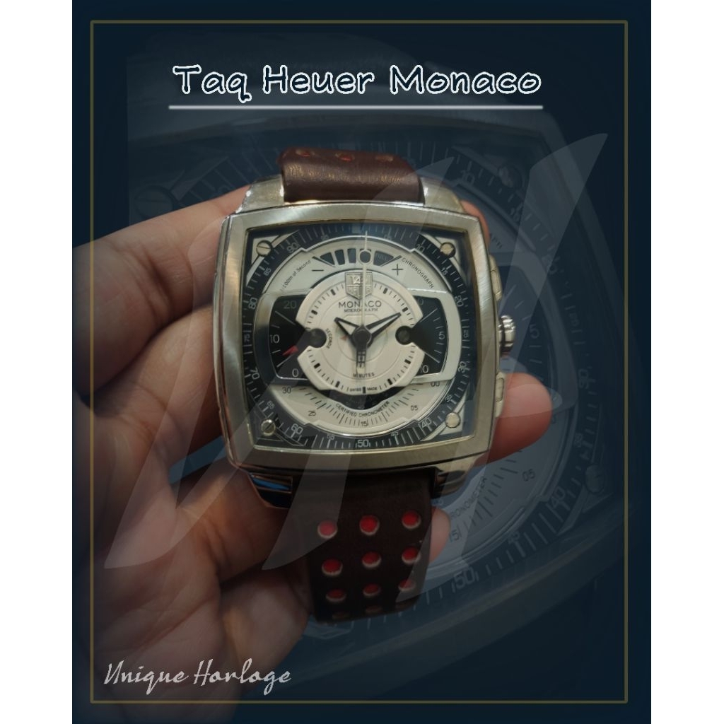 Jam Tangan Seken / Bekas Tag Heuer Monaco Kulit