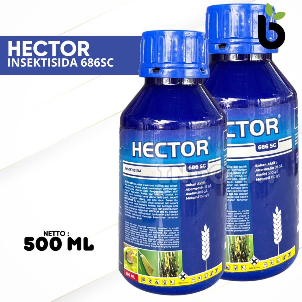 Insektisida Hector 500ml Pembasmi Ulat Thrips Wereng Padi Cabe Ampuh