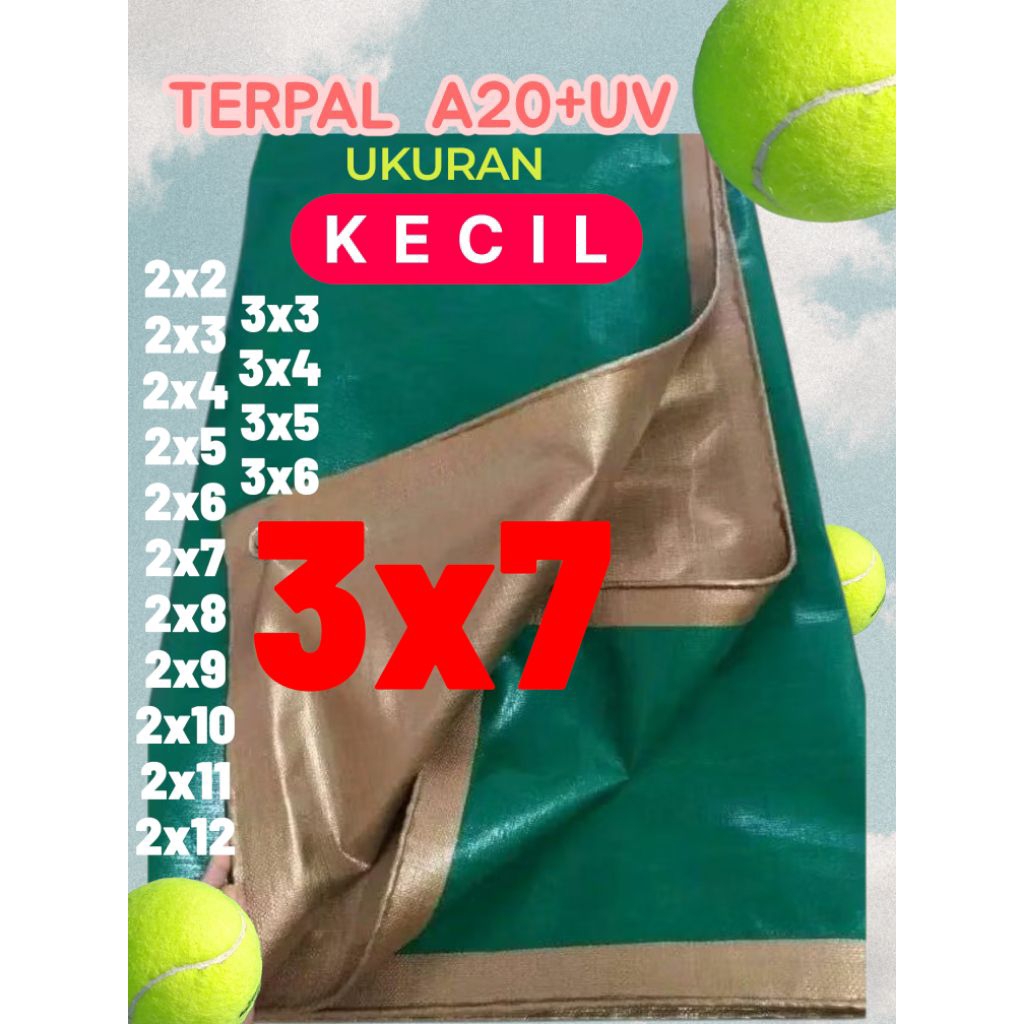 (TERPAL MURAH)TERPAL PLASTIK A20 UKURAN KECIL SUPER TEBAL+UV
