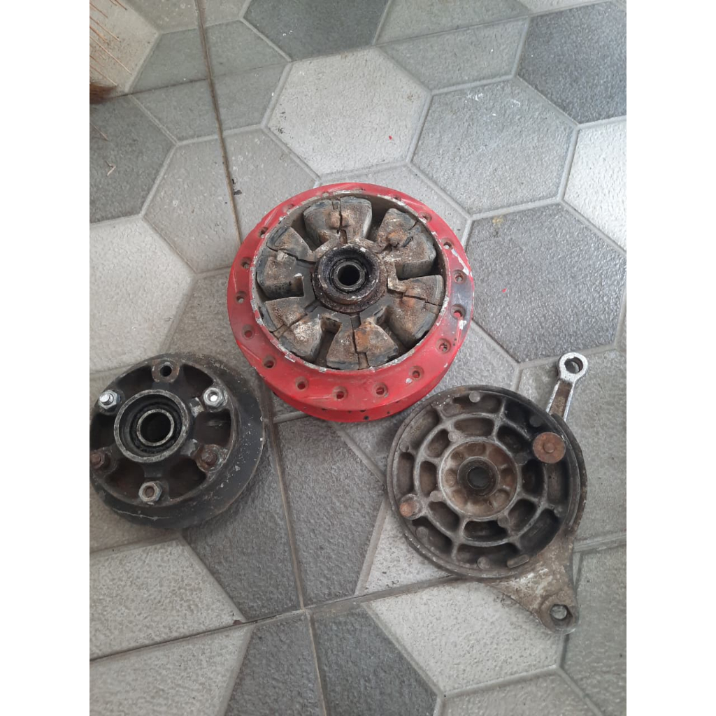 Tromol trombol teromol belakang set kawasaki binter merzy KZ200 original