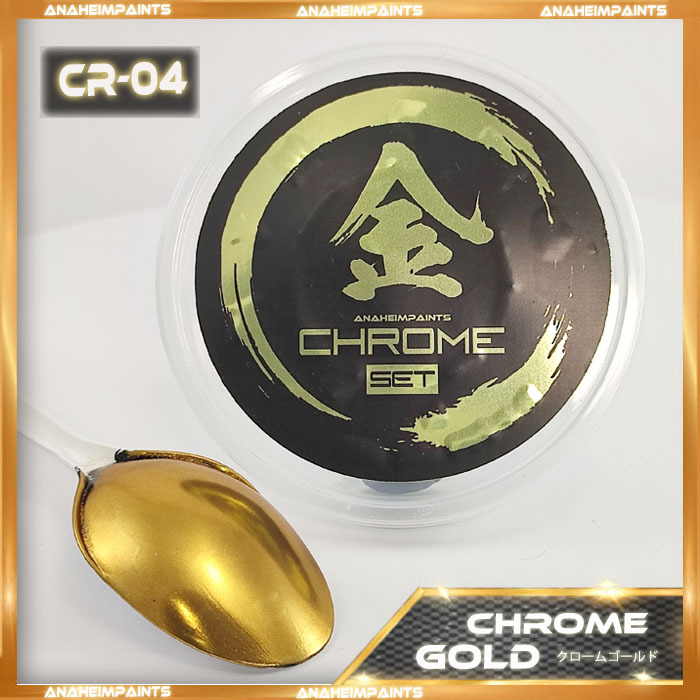 HANDBRUSH CHROME SET GOLD / Cat emas/ Gunpla / Modelkit / Repaint GOLD