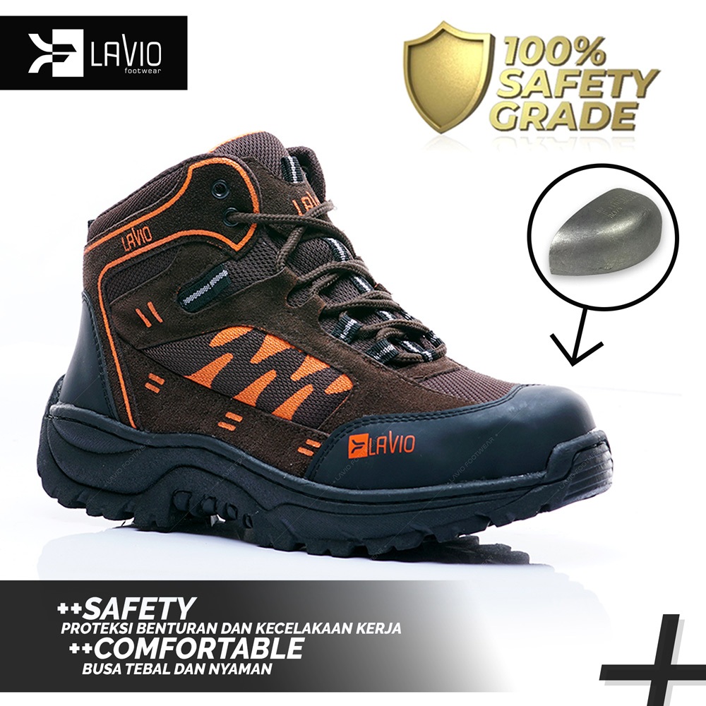 Lavio Sepatu Pria Axel Coklat Best Seller