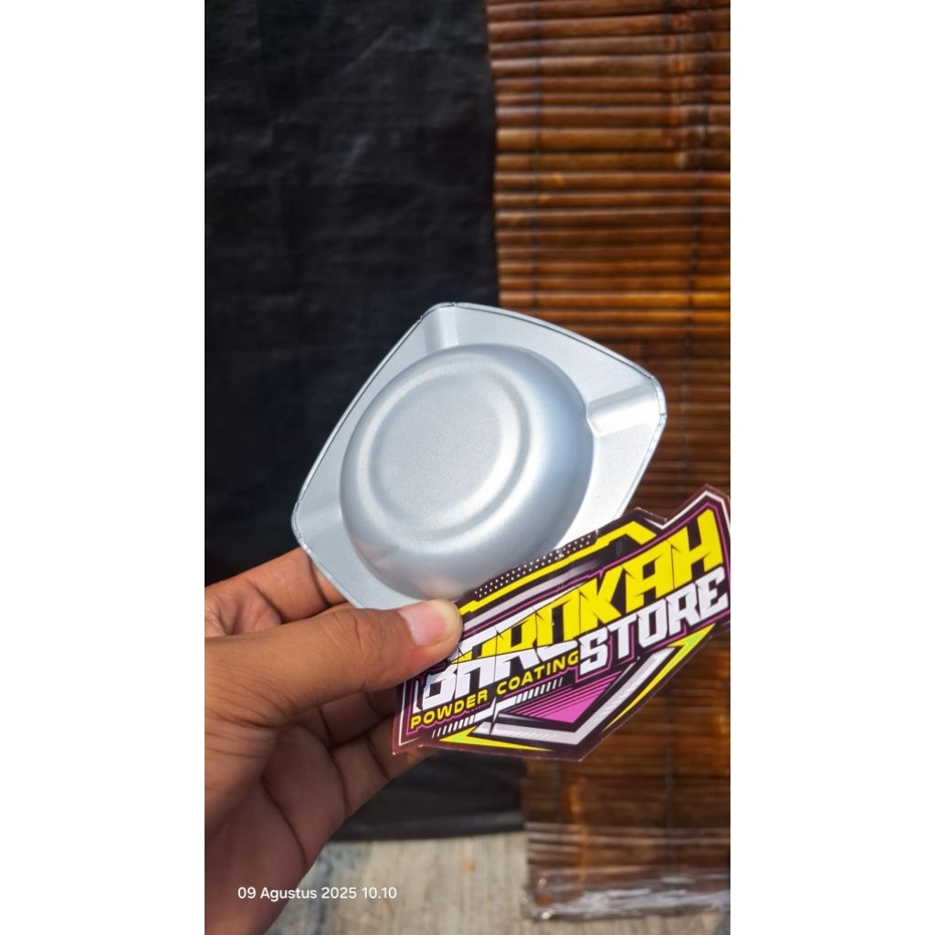 powder coating cat bubuk silver metalik v2