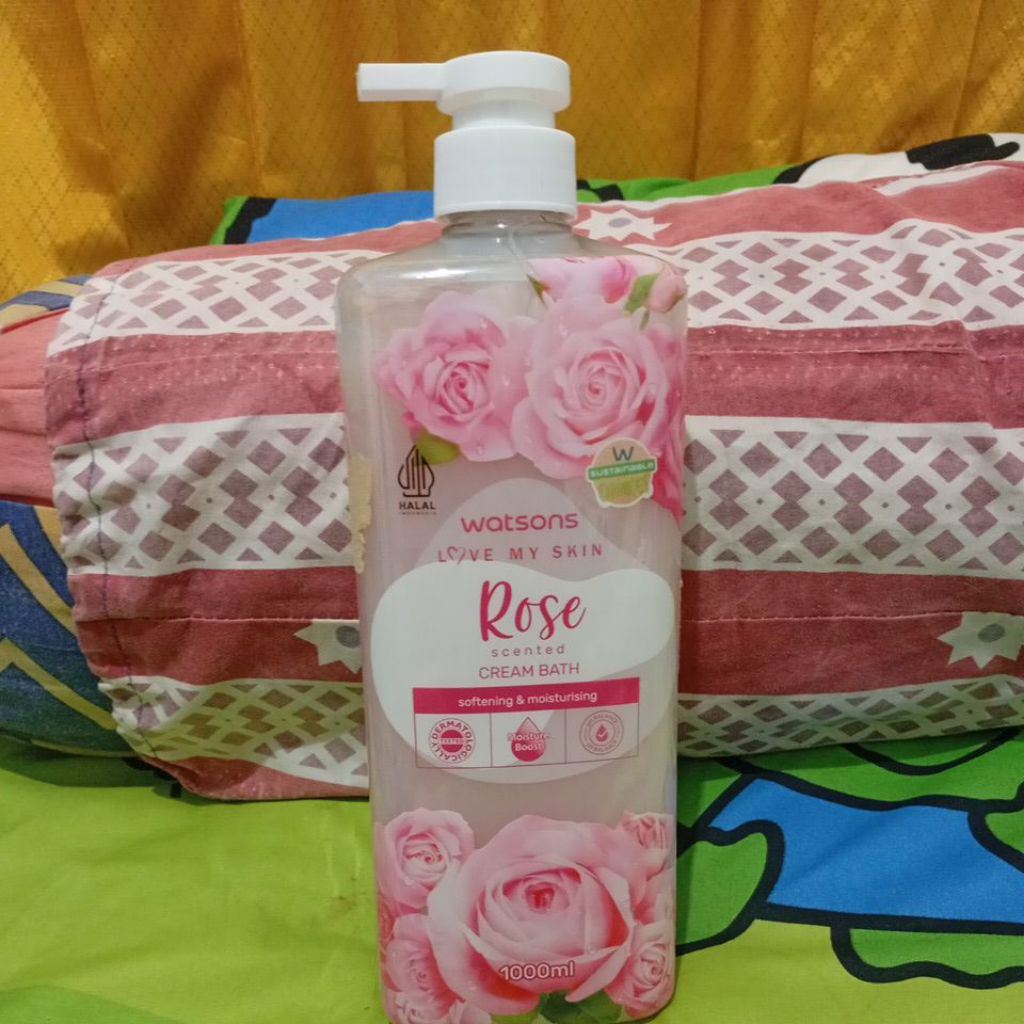 Sabun mandi cair watson aroma rose 1000ml