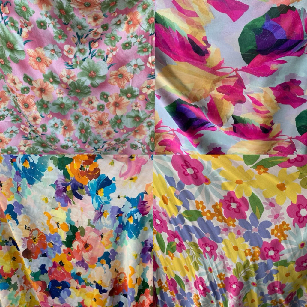 Kain Katun Rayon Viscose Premium | katun rayon | rayon motif | Rayon premium | Daster | Kemeja | Piy