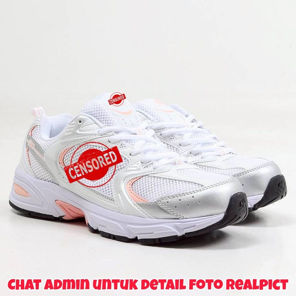 Sepatu Sneakers EeeNB 530 White Light Pink 100% Real Picture By Sneakers Kita
