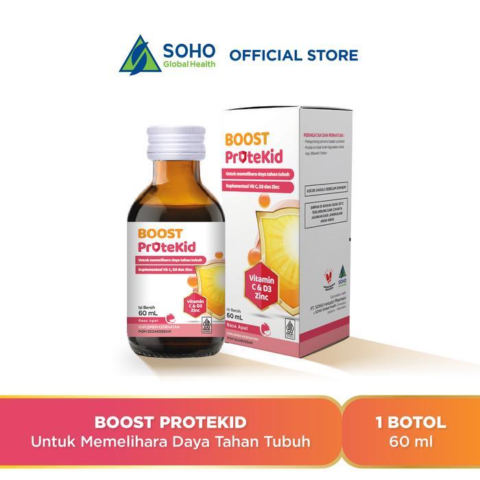 boost protekid sirup vitamin anak C, D, Zinc