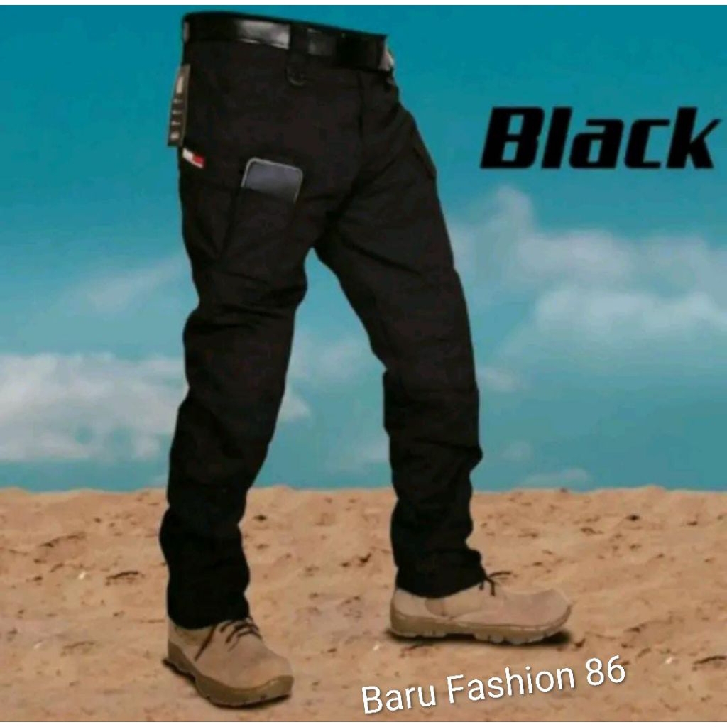 Celana Panjang Tactical Pria Bahan Ripstop America | Size 28-38 | Bahan Tebal Tahan Lama | BlackHawk