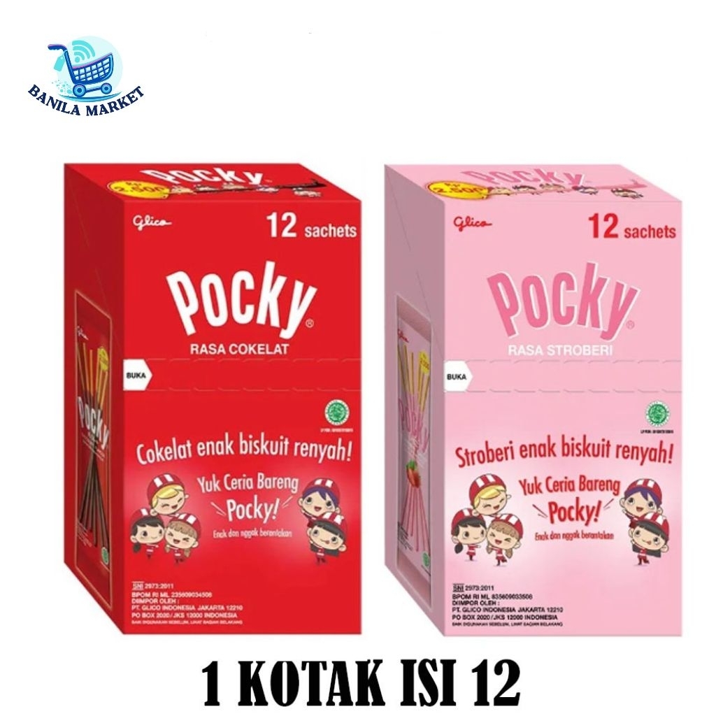 

Glico POCKY sachet Box isi 12pcs