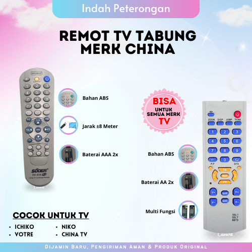 REMOT TV MULTI/REMOT TV/REMOT TV MERK CHINA