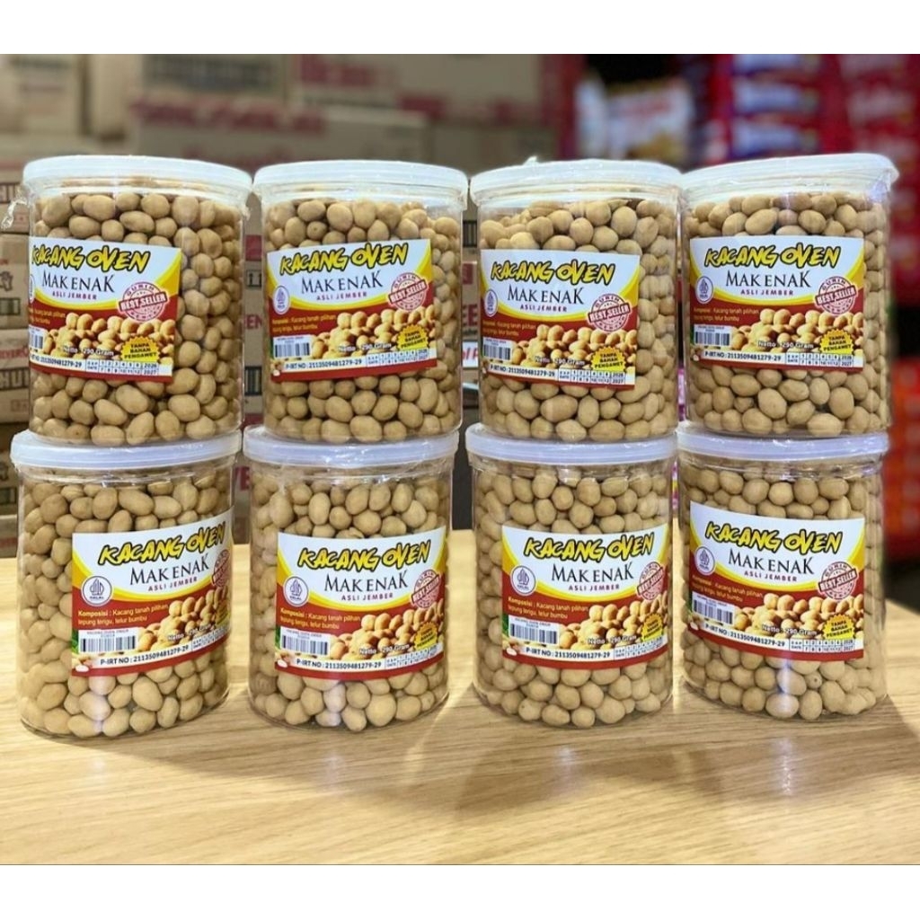 

KACANG OVEN MAK ENAK ASLI JEMBER TOPLES 290GR
