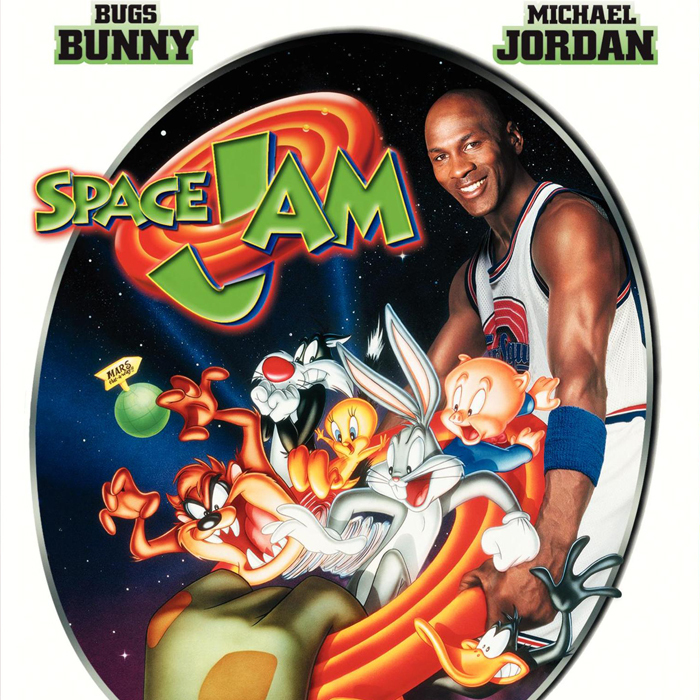 kaset DVD film animasi barat Space Jam (1996)