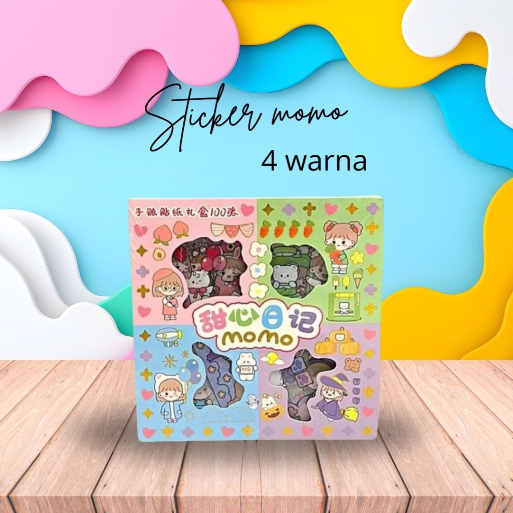 STIKER MOMO ISI 100 LEMBAR