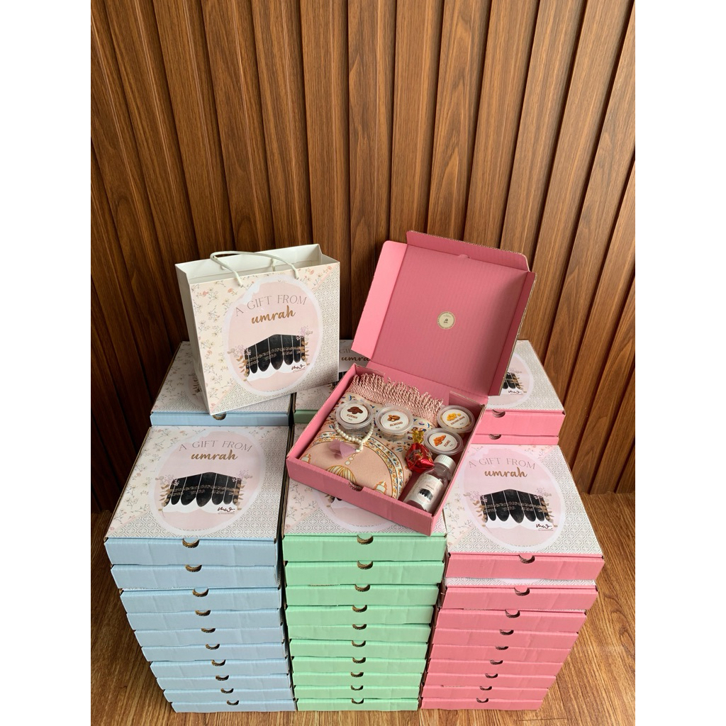 hampers umrah mecca d + almond