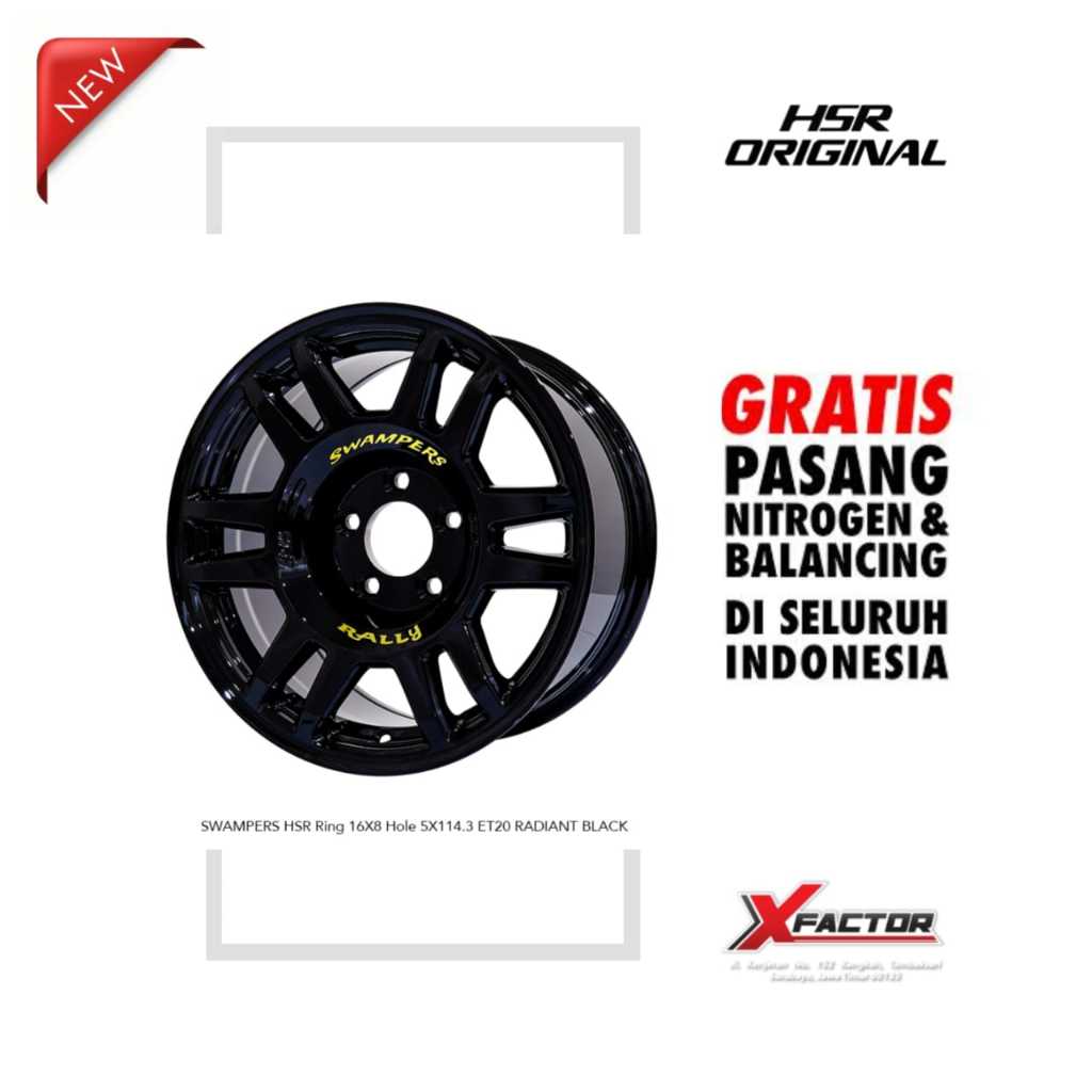 VELG MOBIL R16 HSR SWAMPERS HSR R16X8 H 5X114,3 ET20