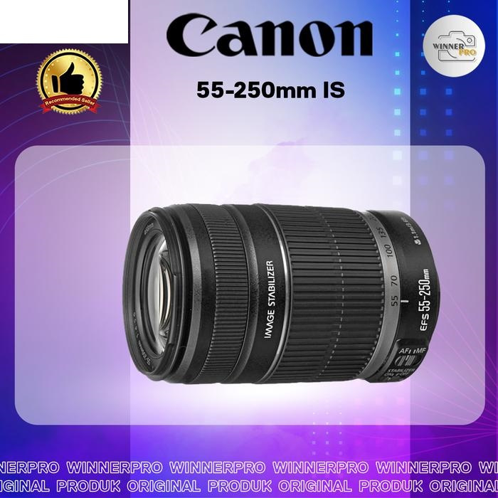 Lensa Canon 55-250mm IS