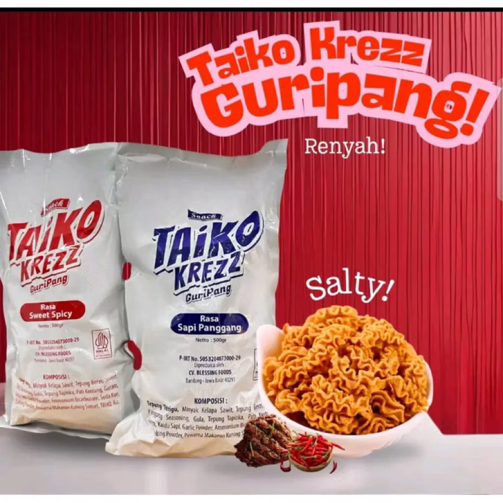 Snack Taiko Krezz Guripang, Snack Taiko Krezz Guripang, Guripang Taiko Krezz Gr Hampers Parcel Len