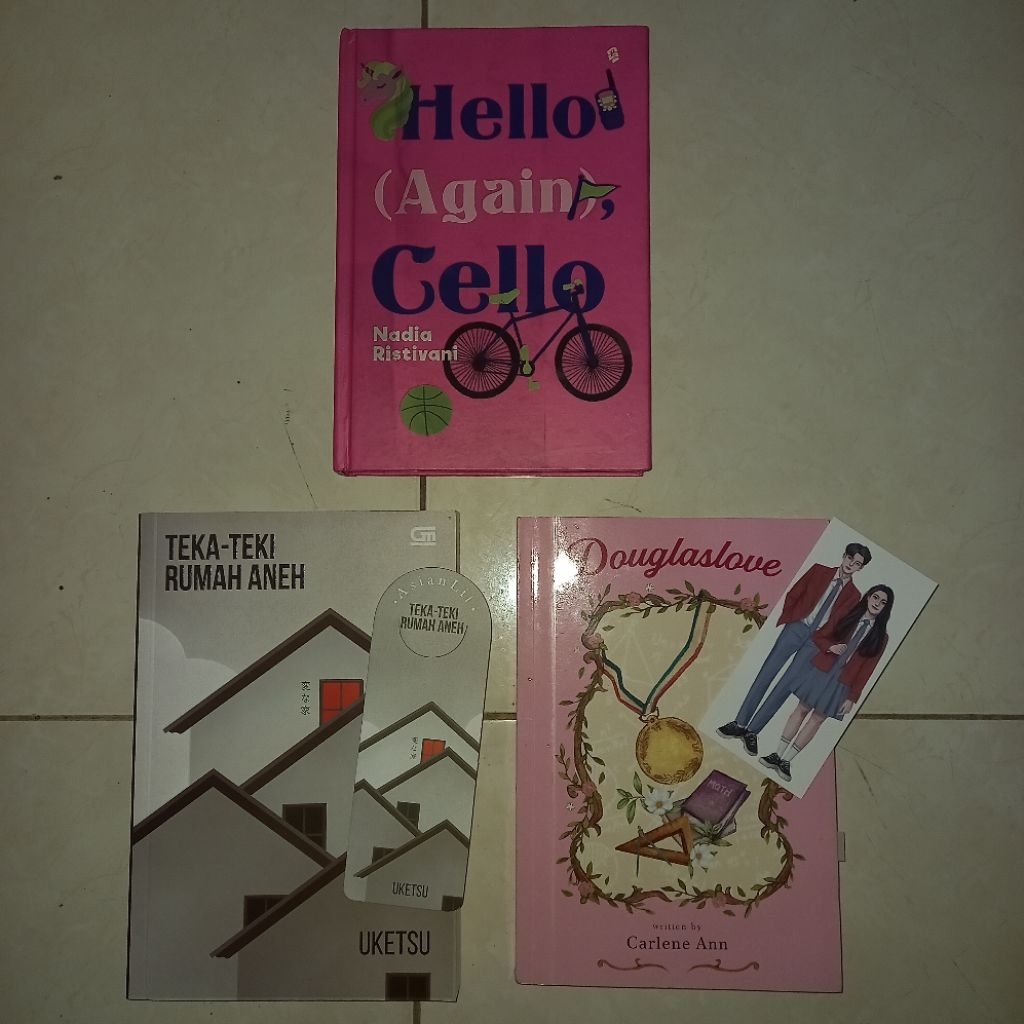 preloved novel hello (again) cello, teka-teki rumah aneh, douglaslove