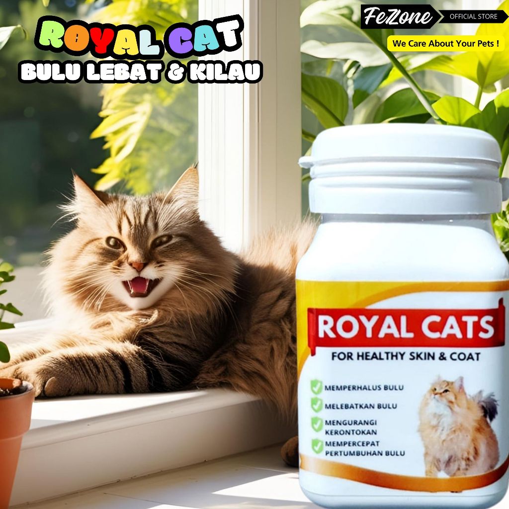 ROYAL CATS CAT VITAMIN BULU KUCING AMPUH FEZONE
