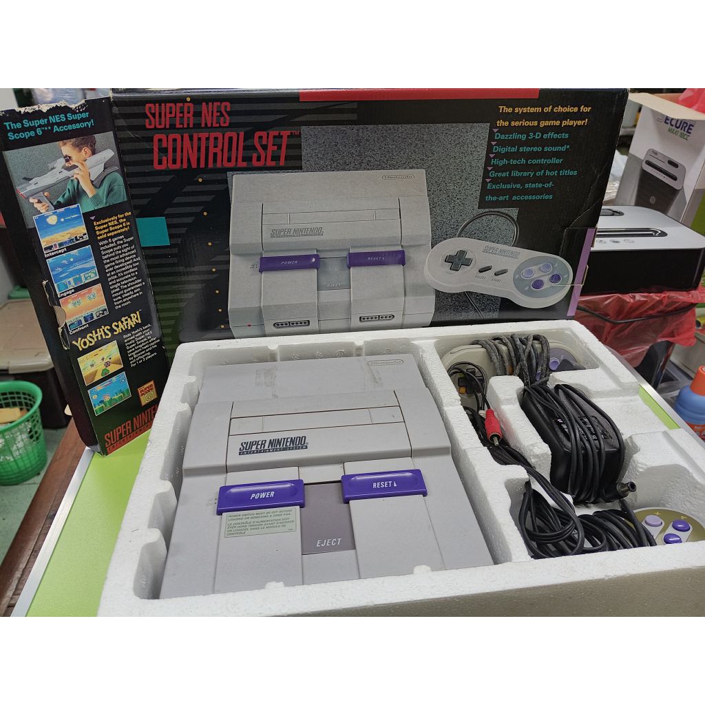 Konsol Super Nintendo Bekas Lengkap