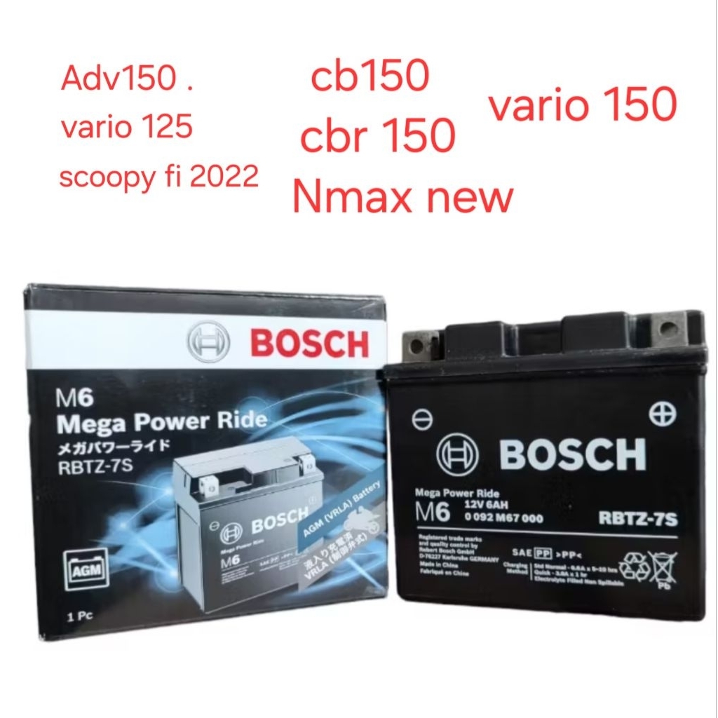 Aki BOSCH RBTZ-7S original jerman