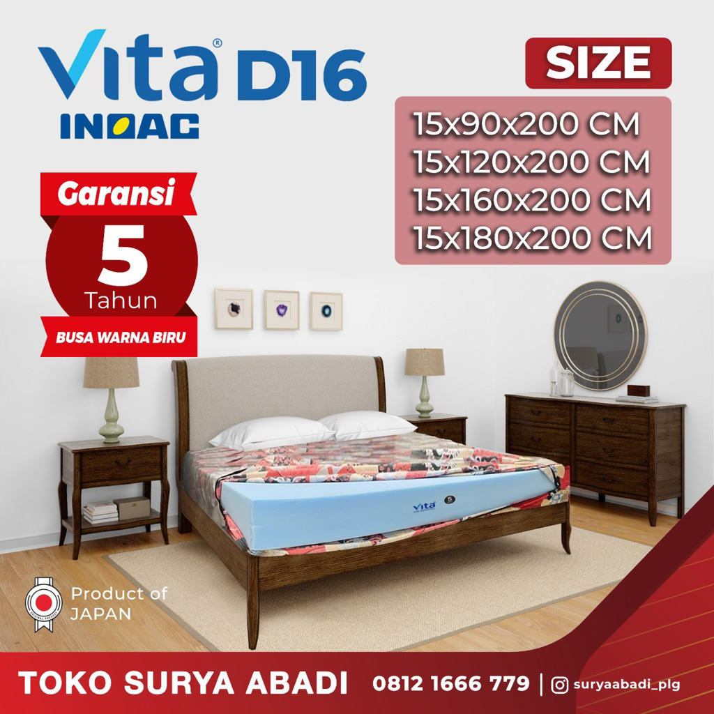 Kasur busa Vita d16
