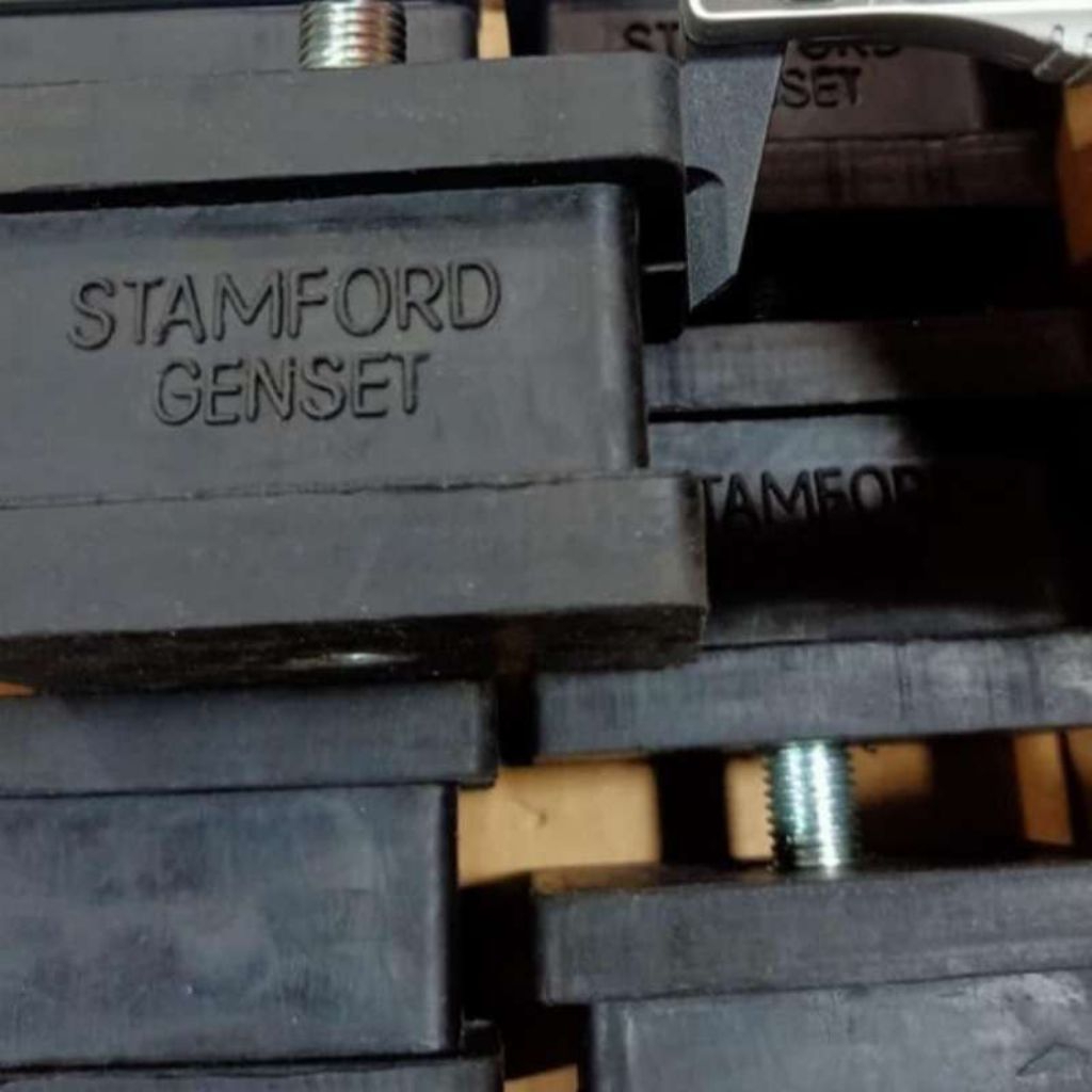 Engine mounting Stamford genset baud M16 karet mounting Stamford genset