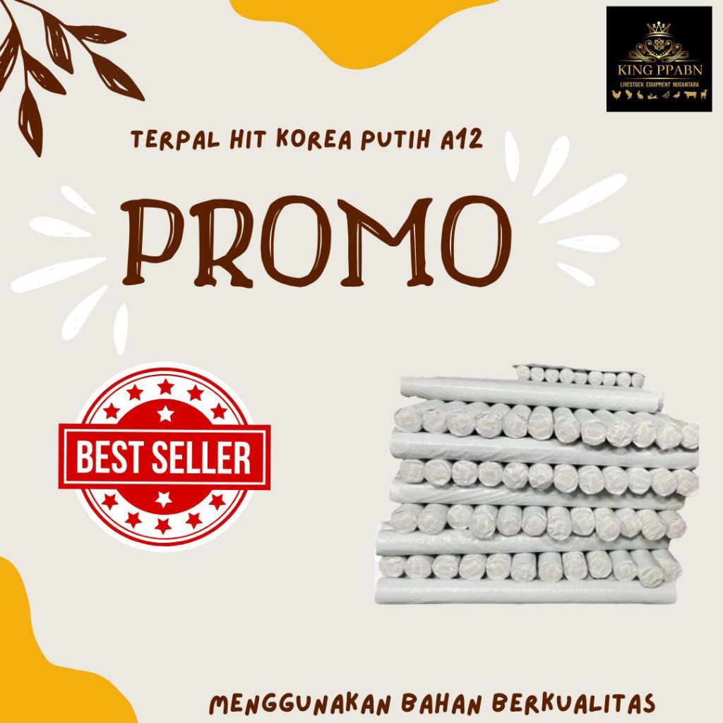 TERPAL KOREA A12 PUTIH / PUTIH