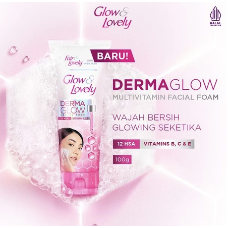 FAIR AND LOVELY FACIAL WASH MULTIVITAMIN GLOW PENCERAH  100ML
