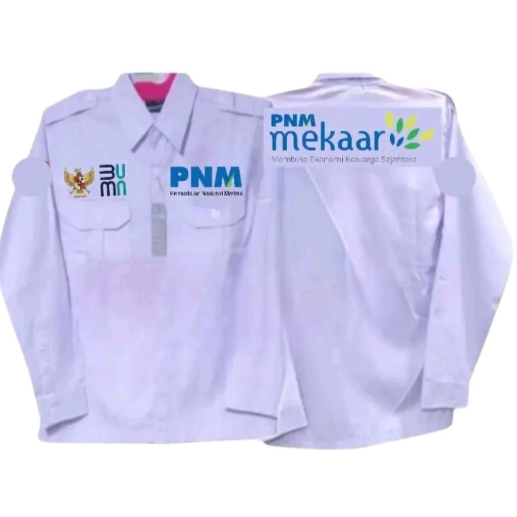 Kemeja Pnm Seragam Pnm Baju Bumn Pnm Panjang