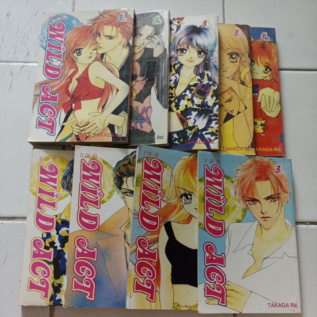 komik takada rie: wild act/ nanatsu / hadashi no aitsu/ happy hustle high School/ lets tide the knot