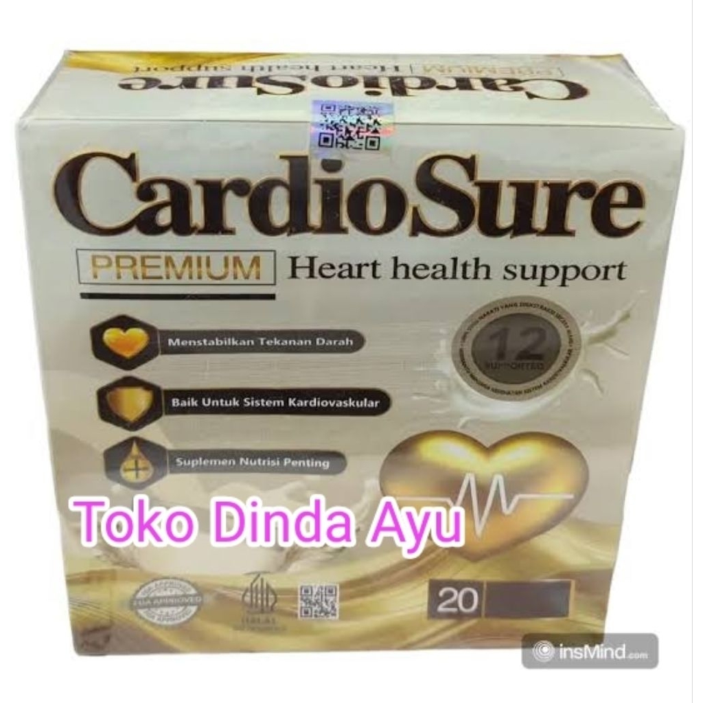

SUSU CARDIOSURE ORIGINAL (Bisa COD) Susu Cardiosure, tekanan darah tinggi, kolesterol tinggi, asam urat, dan mencegah penyakit jantung serta stroke