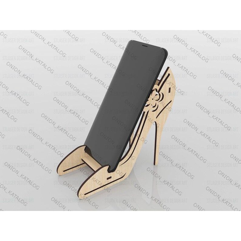 Stand HP Dudukan HP & Tempat Pensil Kayu | Dekorasi Meja Kerja Minimalis Tempat HP Kayu Serbaguna | 